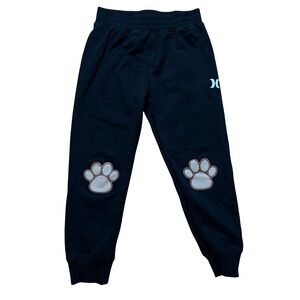 Hurley Kids Black Paw Print Joggers